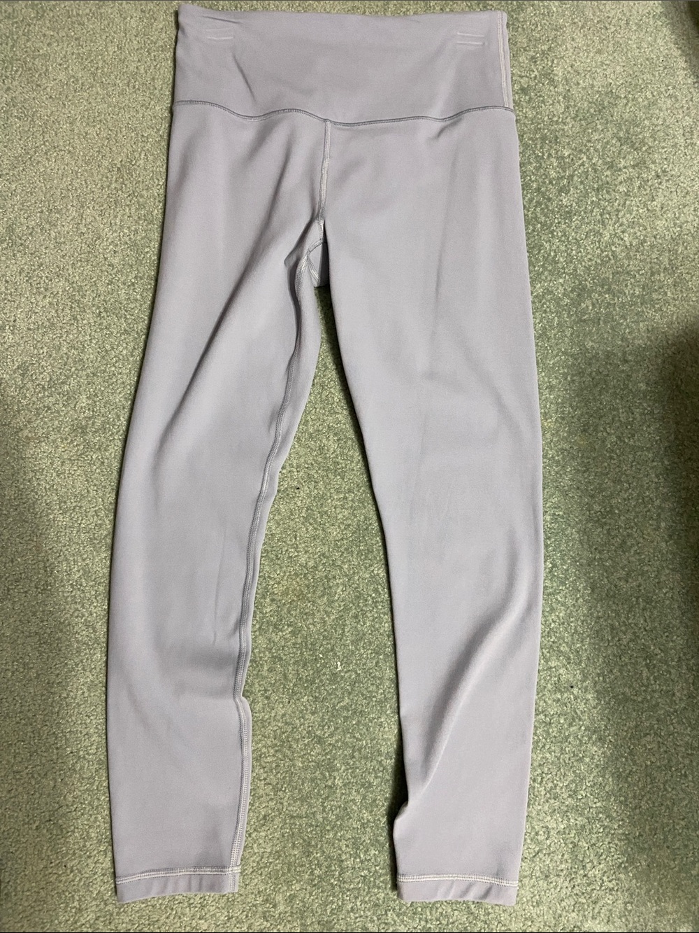 Athleta Lavender High-Rise Cropped Leggings